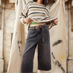 NWT BDG Jaya Cropped Baggy Boyfriend Jean in Black